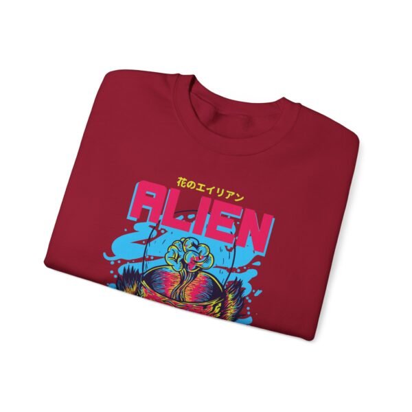 Alien Graphic Retro Vibe Sweatshirt - Image 24