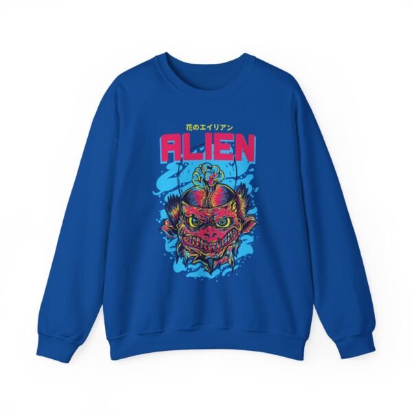 Alien Graphic Retro Vibe Sweatshirt - Image 13