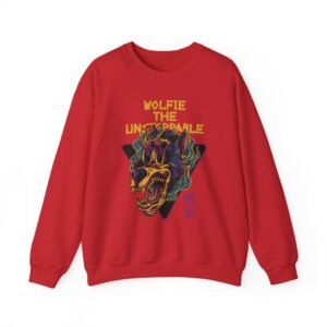 Wolfie the Unstoppable Crewneck Sweatshirt