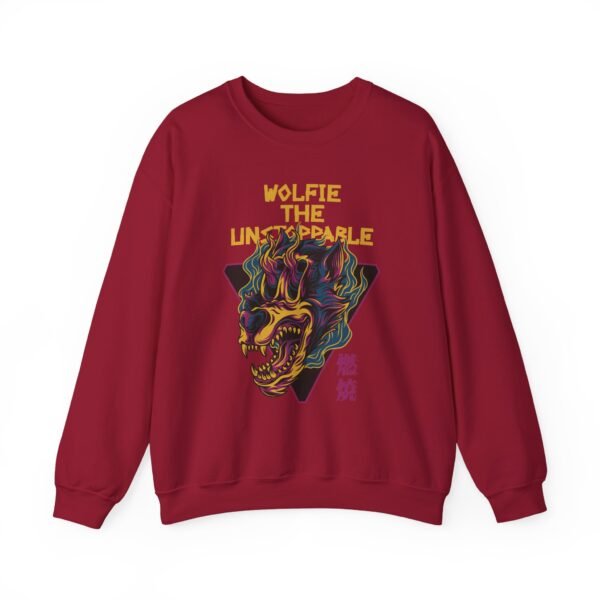 Wolfie the Unstoppable Crewneck Sweatshirt - Image 19